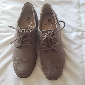Gray oxfords